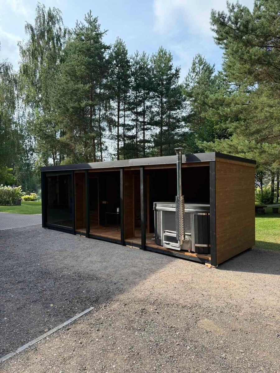 Sauna,set 3v1,koupací kad..