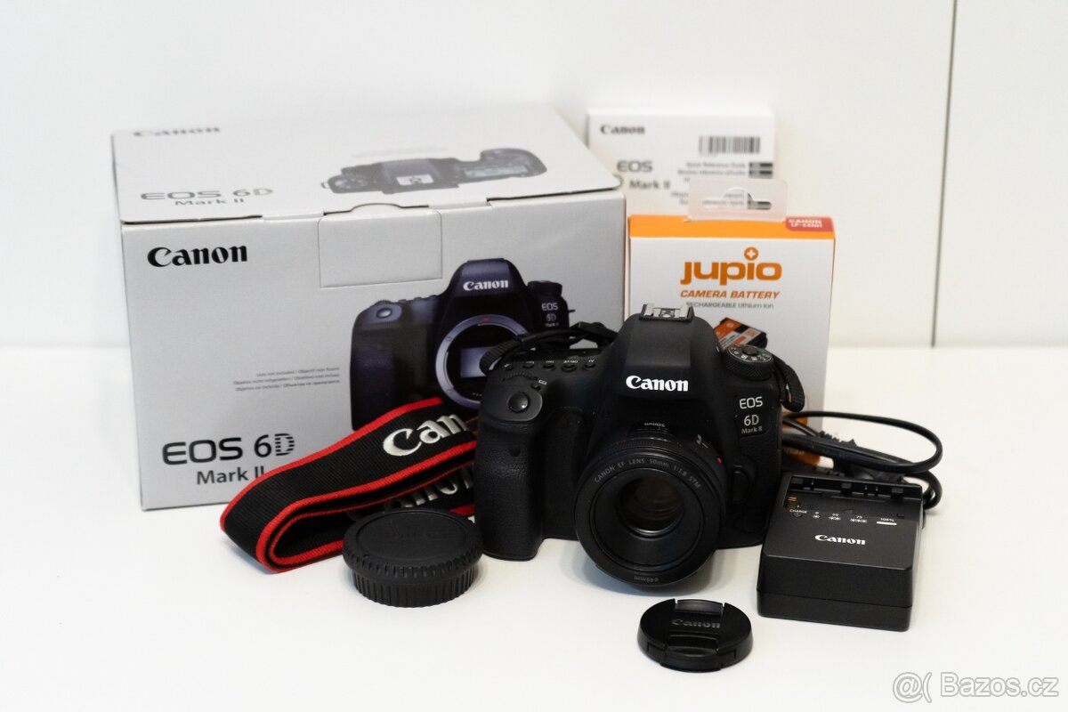 Canon eos 6D Mark II + objekiv a příslušenství