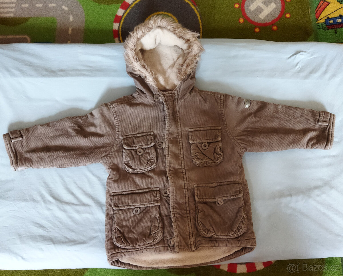 Manžestrová bunda podzim/zima, 2-3 roky