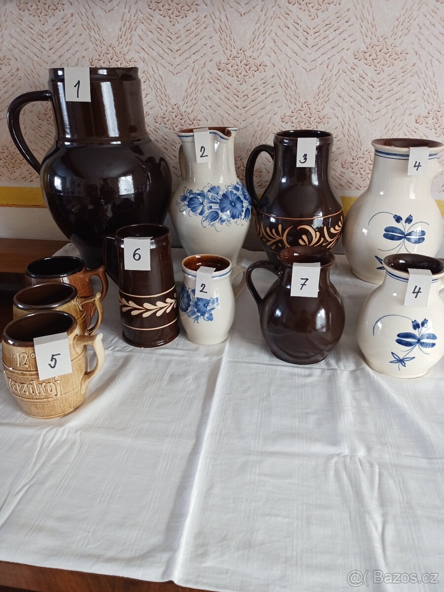 Prodám sbírku džbánků