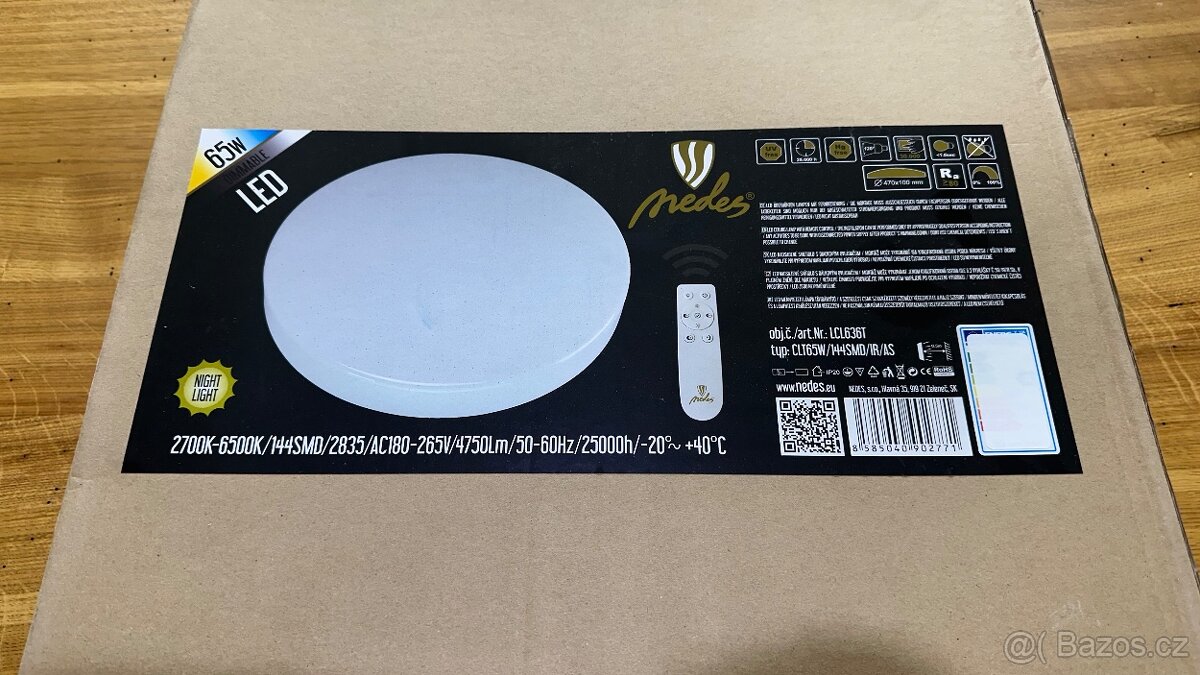 LED svítidlo Nedes CLT65W/144SMD/IR/AS - LCL636T