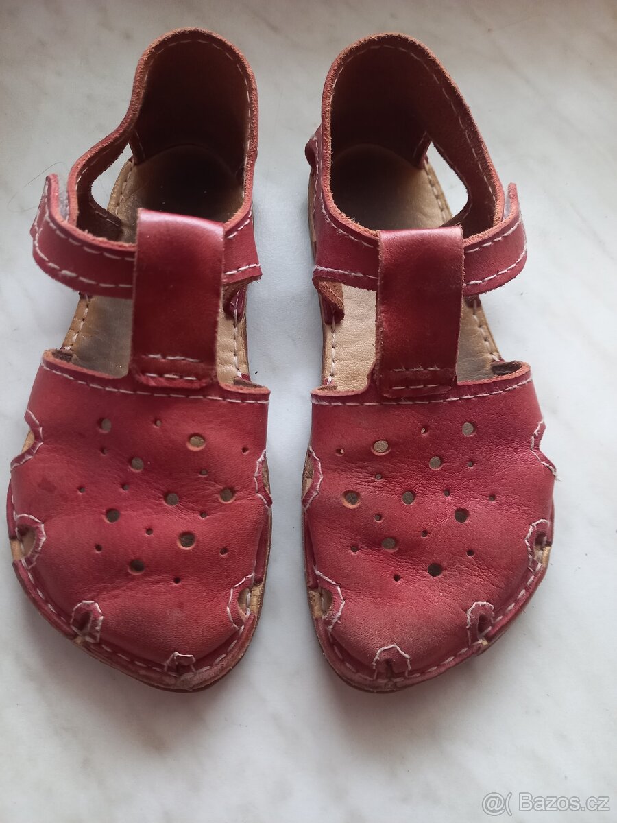 Kožené sandály 19,5 cm