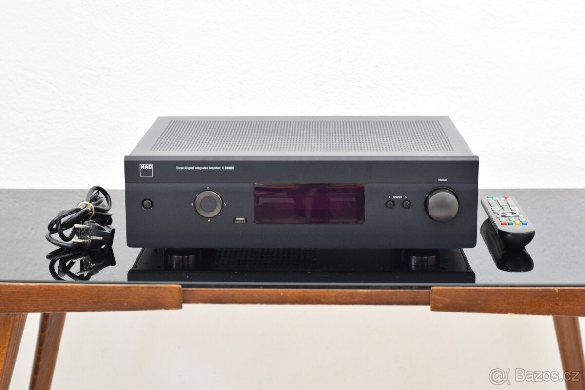 zesilovač NAD C 390DD stereo s DAC klasy hi-end