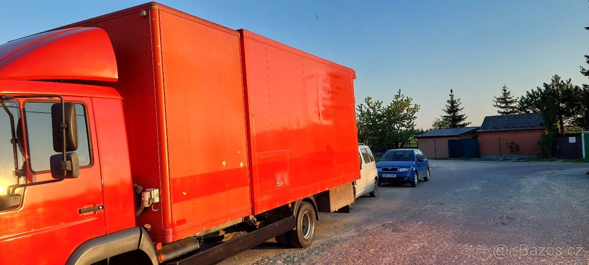 Nástavba pojízdná dílna, stavební buňka
