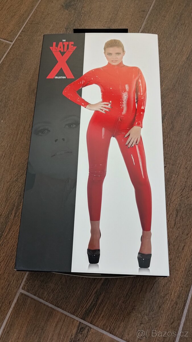 Latexový catsuit pro ženy se dvěma zipy LATE X