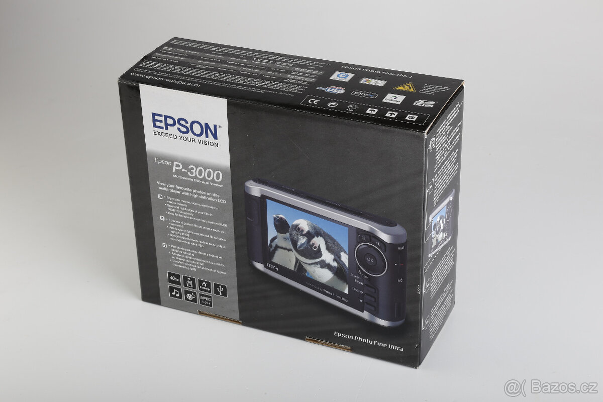 EPSON P - 3000 PŘENOSNÉ MULTIMEDIÁLNÍ ÚLOŽIŠTĚ