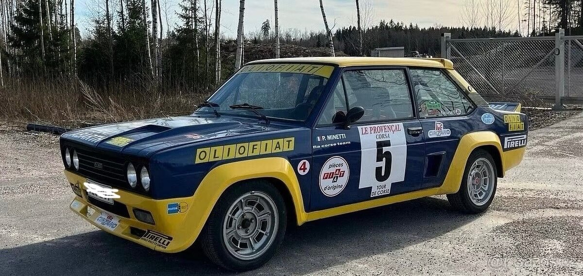 Fiat 131 pretekárske auto Abarth