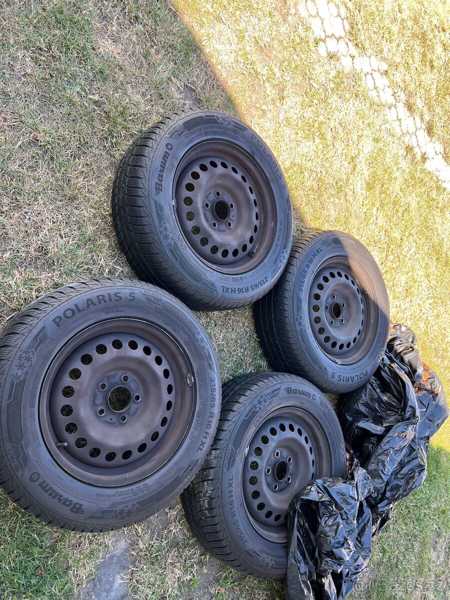 disky 5x114,3/R16/67,1 + pneu BARUM POLARIS 215/65