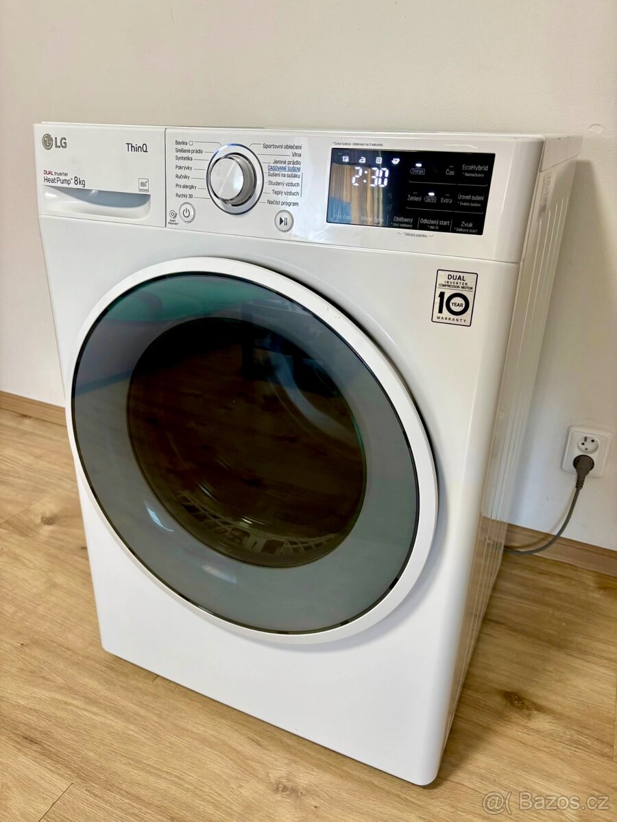 Sušička prádla Lg 8kg záruka