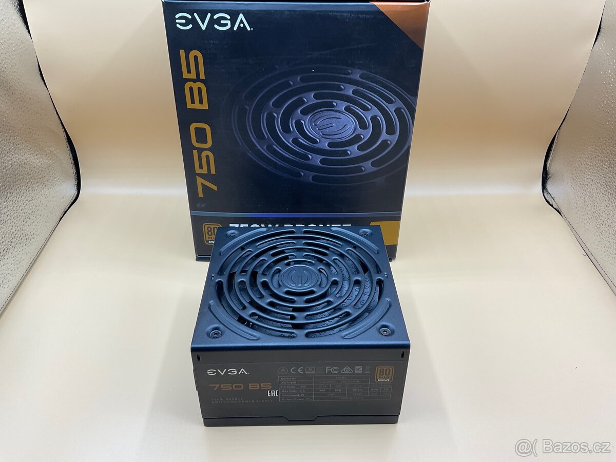 napájecí zdroj EVGA 750 B5, 80 Plus Bronze, 750W
