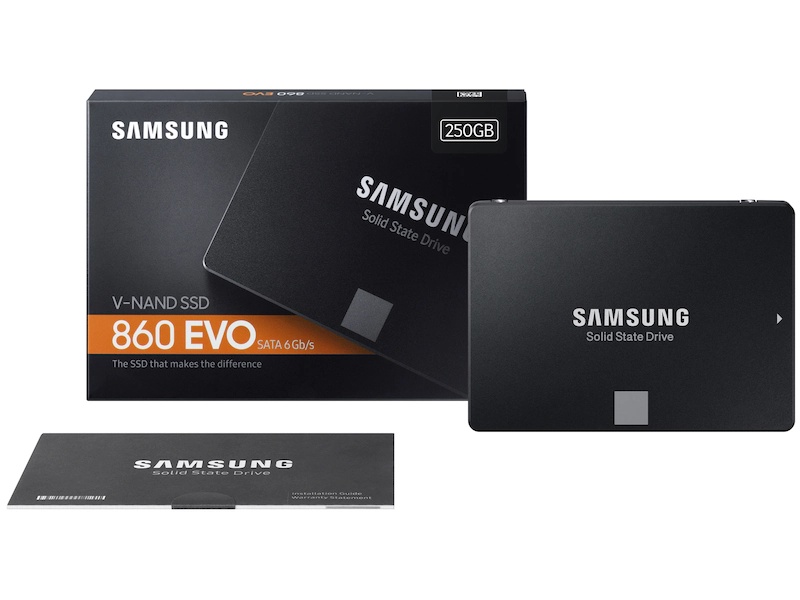 Samsung disk 860 EVO SATA 2.5" SSD 250GB