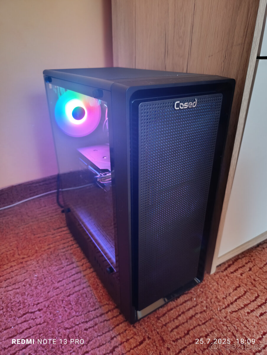 Herni PC - RYZEN 3500X, 16GB RAM, 930GB NVME, RX6600, WIN11