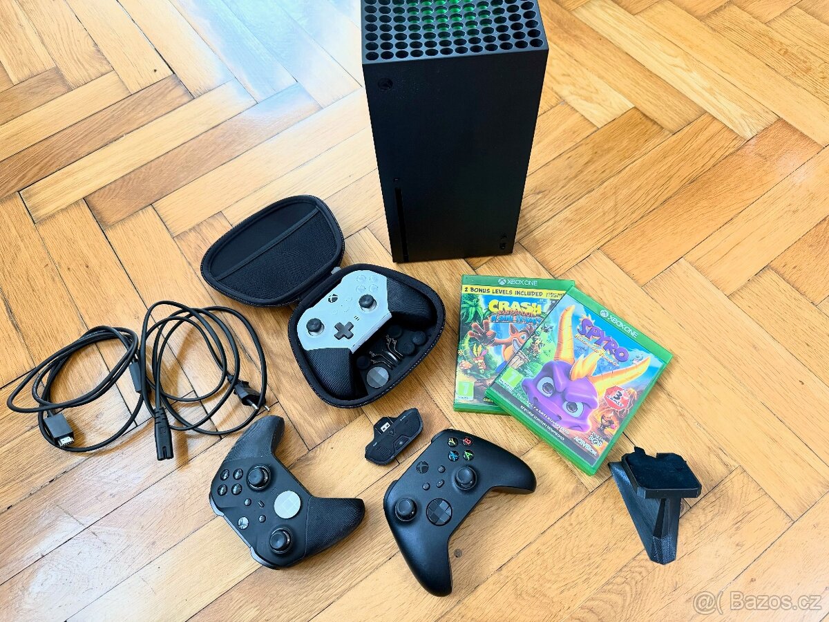 Xbox Series X + Elite 2 + ovladač + 2 hry + audio ovladač