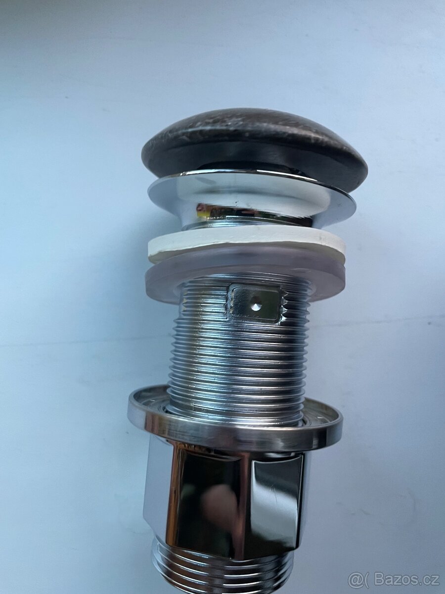 Umyvadlová výpust Sapho dekor kámen mramor