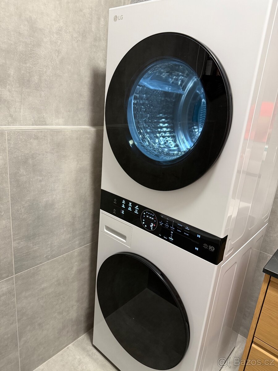 Prací věž LG WT1210WWF, jako nová - záruka 07/27