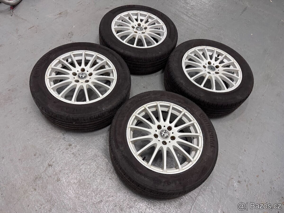 Alu kola AEZ 5x110 R17 ET40 Letní Pneu Continental