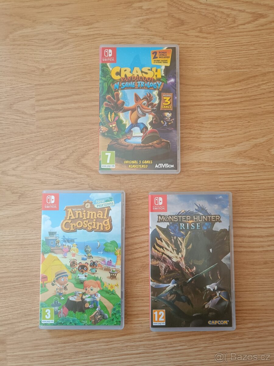 Prodám hry na Nintendo Switch