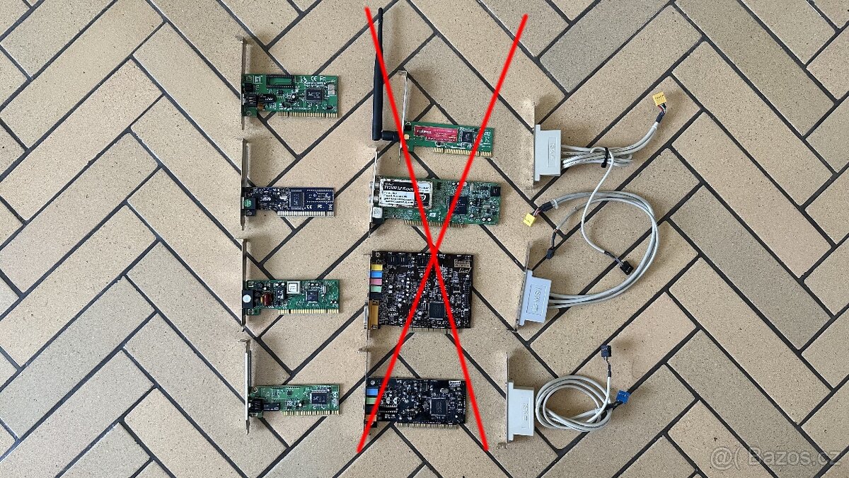 Starší PCI karty / Síťové karty - Rozšiřující karty do PC