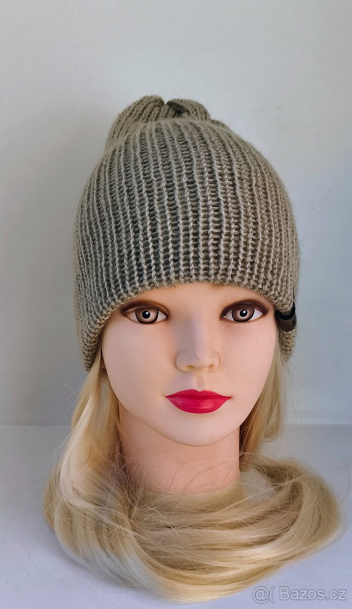 Čepice zimní - Unisex, velikost Uni, Ruční výroba