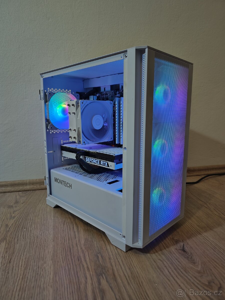 Herní PC: RTX 3070, R7 5800x, 32Gb ram, 1Tb M.2 ssd, ZÁRUKA