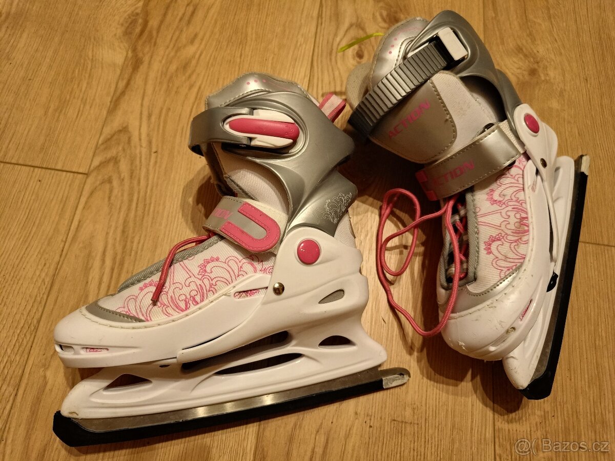 Dívčí rostoucí brusle vel. 30-33