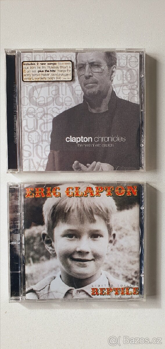 2 x CD Eric Clapton, TOP stav