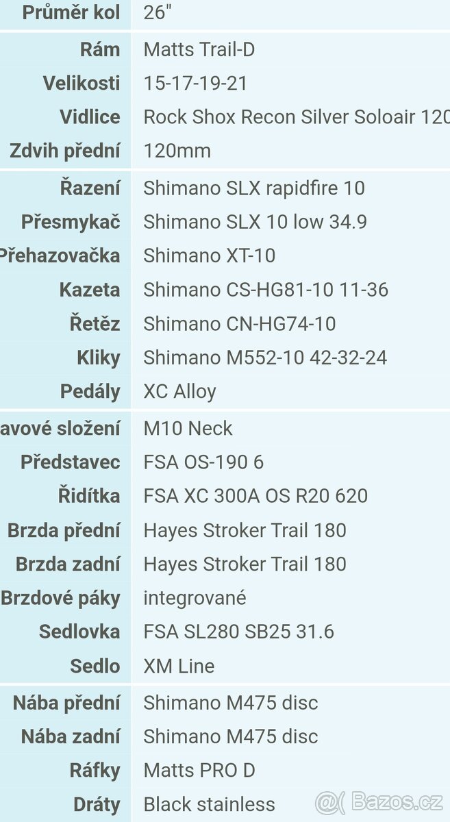 Merida Matts Trail+příslušenství ZDARMA