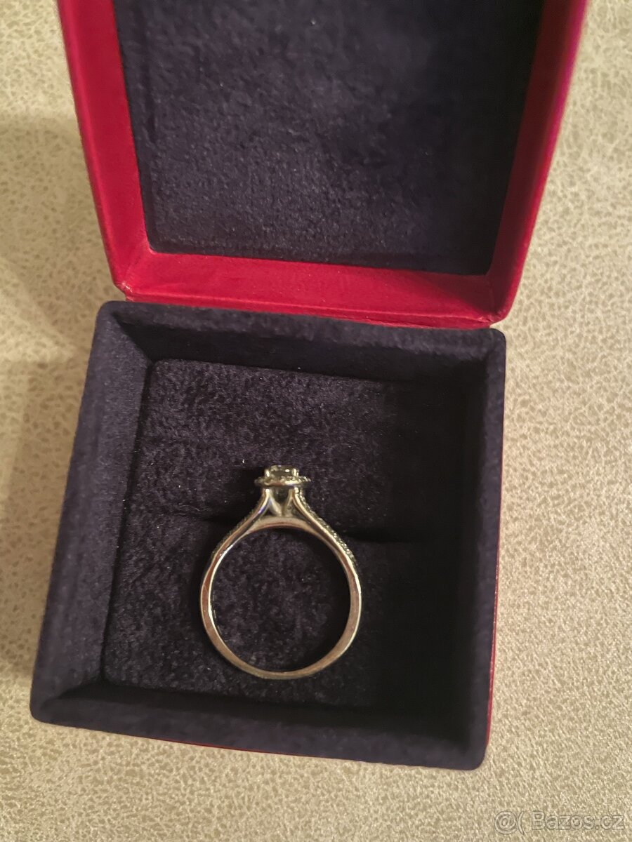 briliantovy prsten s certifikátem