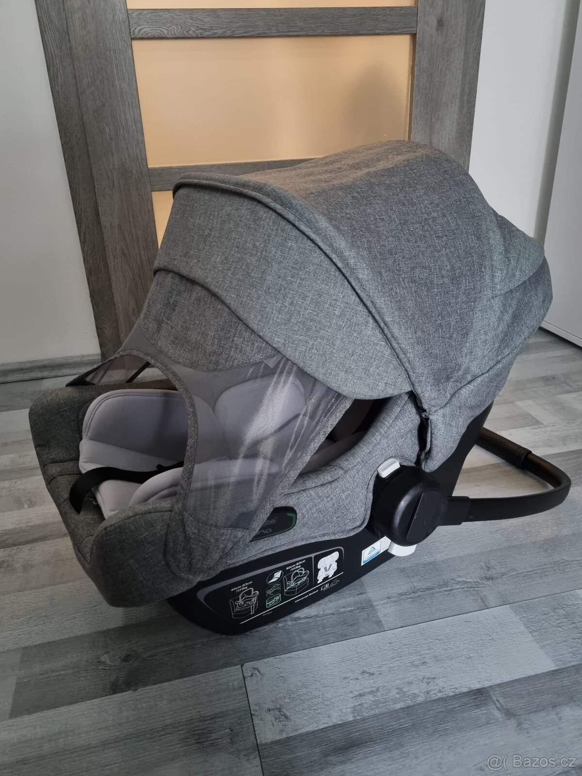 Bugaboo Turtle Air by Nuna Grey 2023 s bází 360 Nuna
