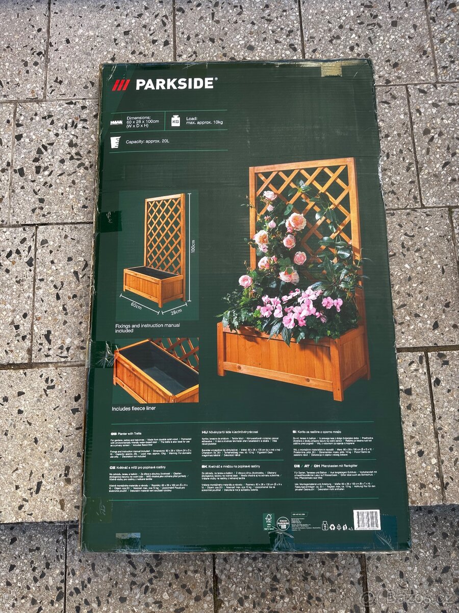 Parkside Květináč na popínavé rostliny 100371881 60 cm hnědý