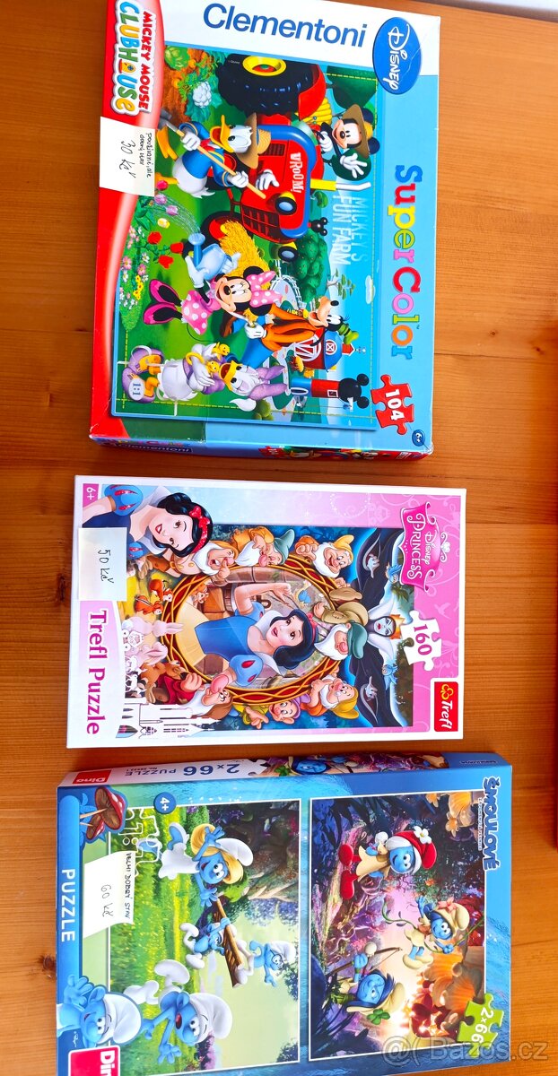 Puzzle - různé druhy