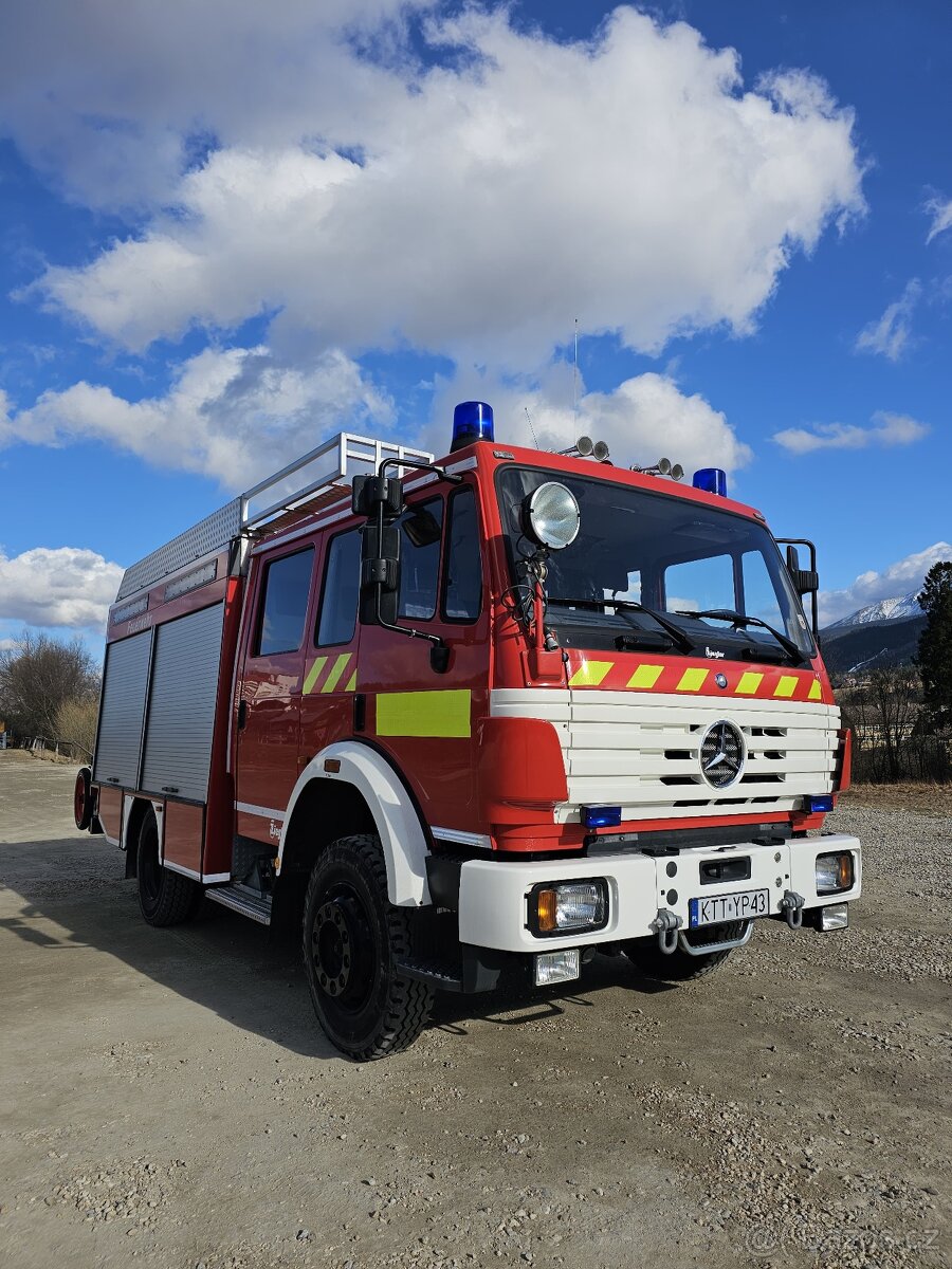 hasičský  hasičské vozidlo (požární) 4x4 Mercedes 1224 TOP