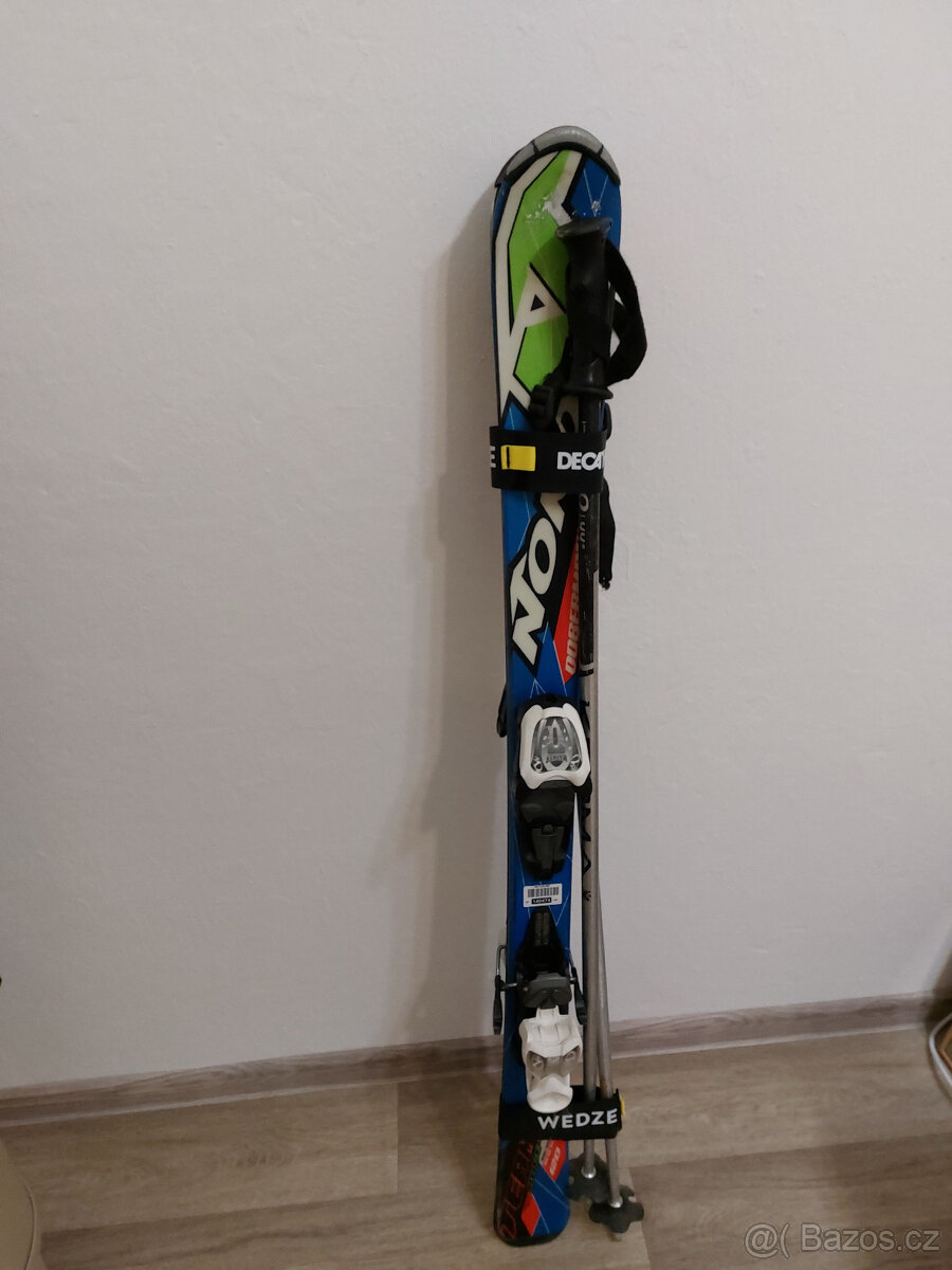 Dětské sjezdové lyže Nordica Dobermann 120cm s holemi