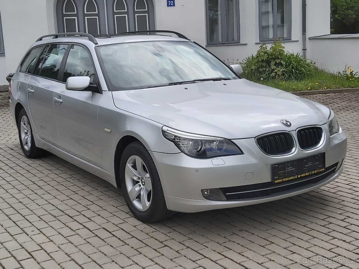 BMW 525i, 2007, jen 193.000 km, manuál