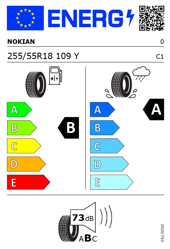 Letni pneu 255/55 R18 Nokian