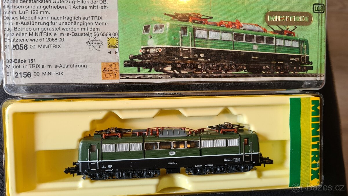 Vláčky - Lokomotiva Ellok BR 151 - Minitrix