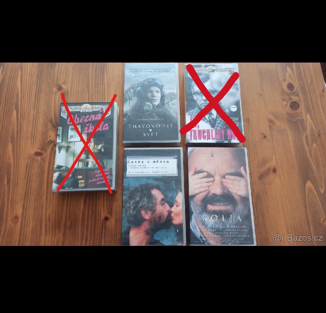 VHS originál kazety - různé tituly