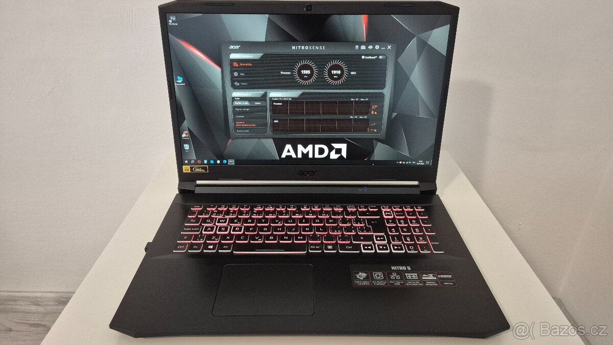 Acer NITRO AN517 Ryzen 7 RTX 3070 8GB 17,3" 1 TB SSD