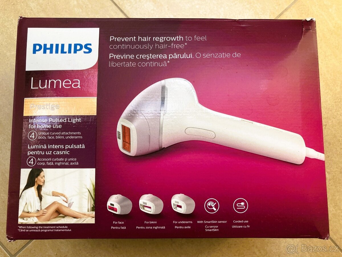 Zánovní Philips epilátor Lumea Prestige BRI947/00