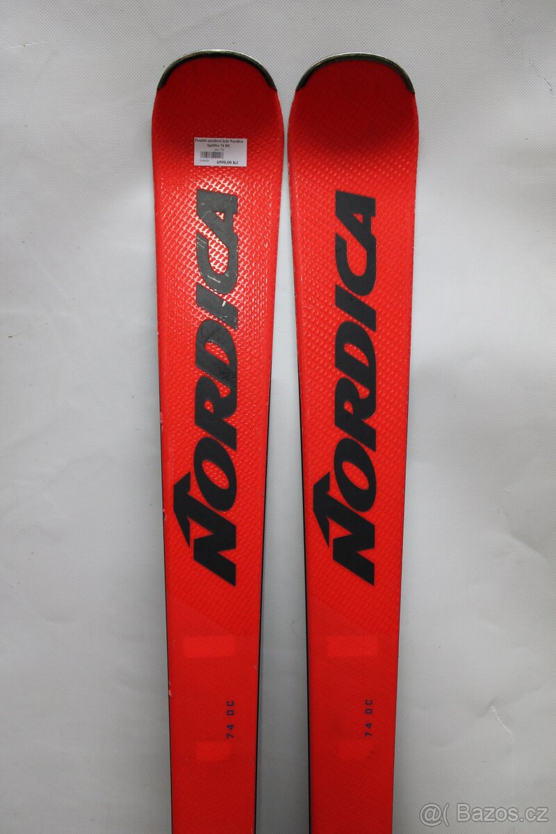 Použité sjezdové lyže Nordica Spitfire 74 DC délka 170 cm