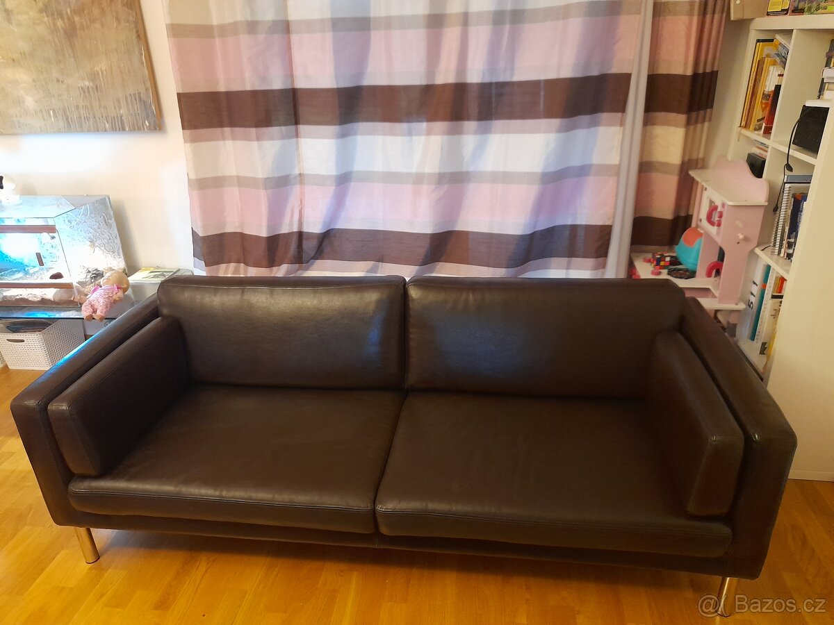 Kožený gauč IKEA