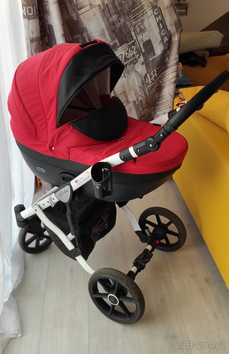 Kombinovaný kočárek 3 v 1 Kunert Mila