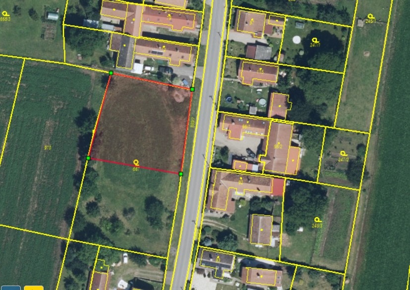 Prodej pozemku ke stavbě v obci Češov u Jičína