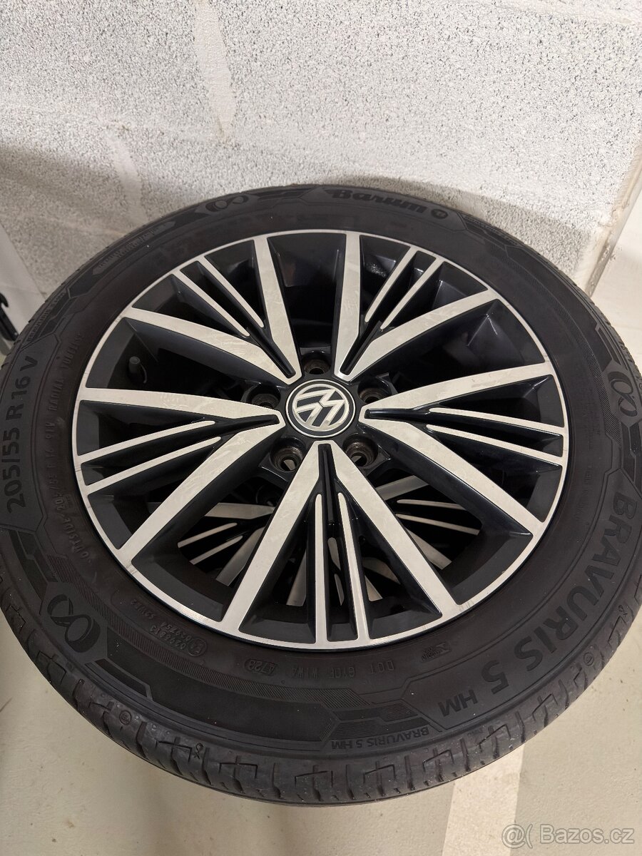 Originální kola VW Linas R16, letní Barum 205/55 R16