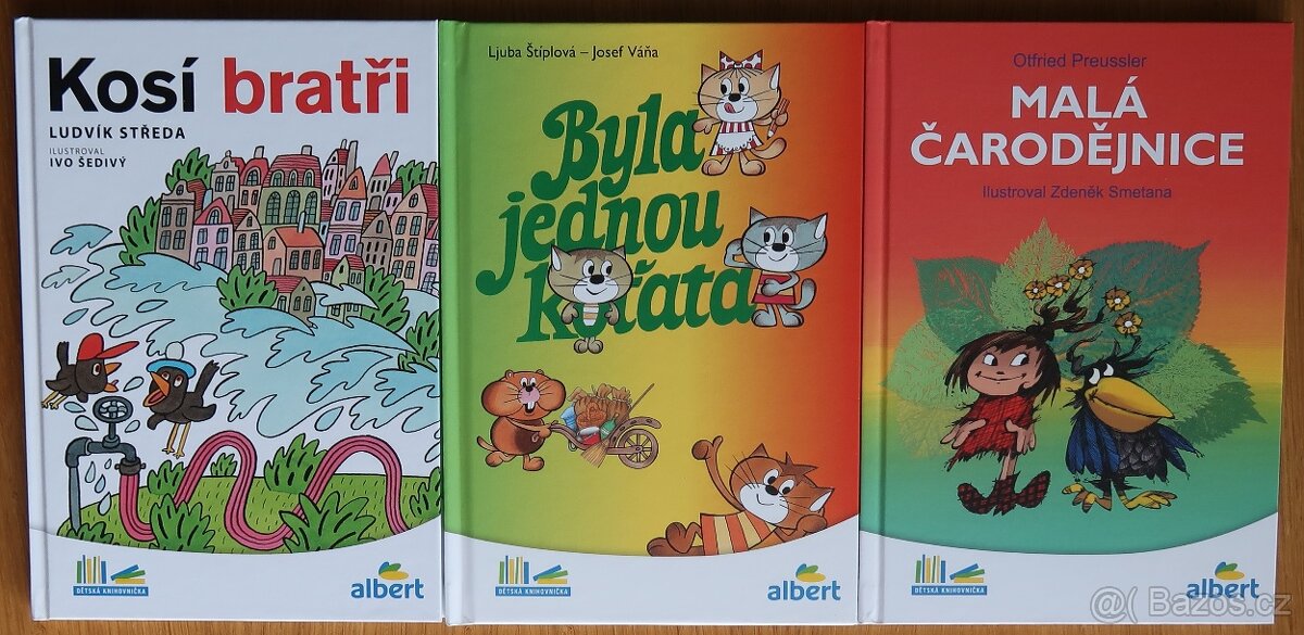 Knihy pro děti – večerníčky, detektivní příběhy