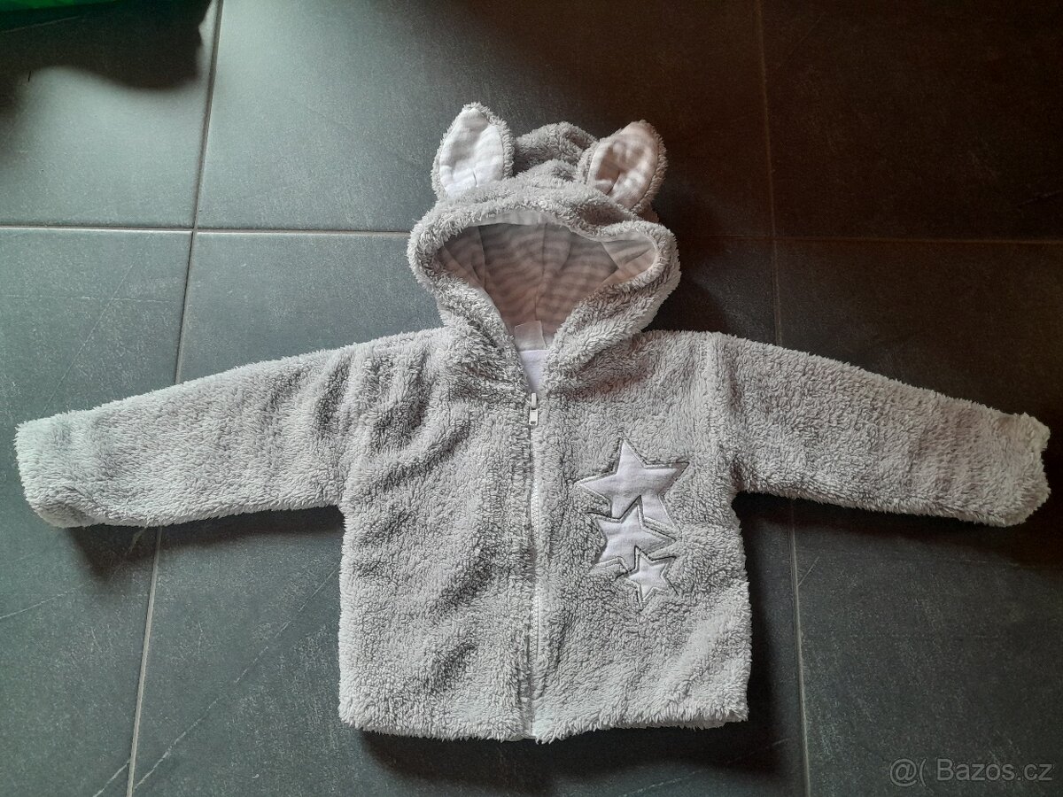 Zimní chlupatá bunda vel.62