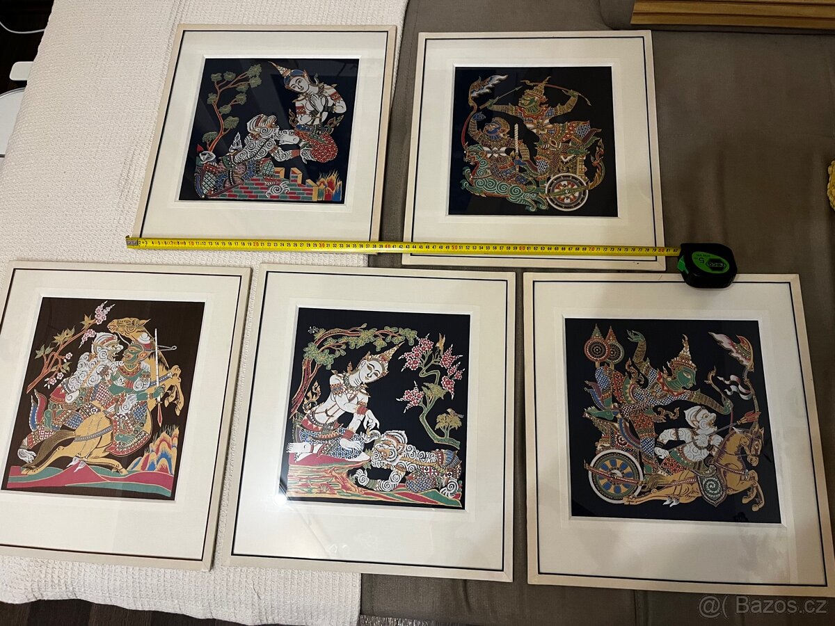 Obrazy set. Thajsko (cena dohodou)