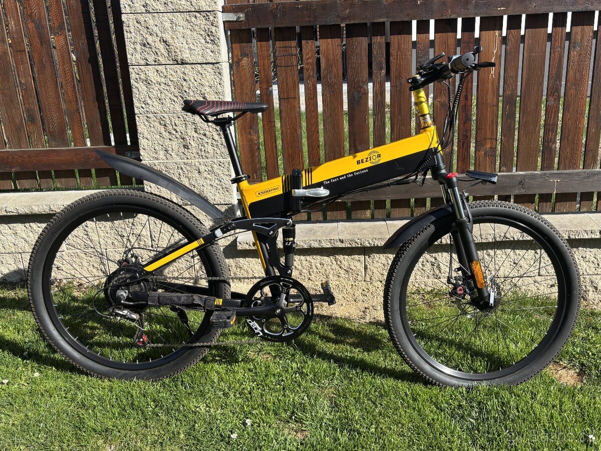 Celoodpružené elektrokolo Bezior X500 Pro
