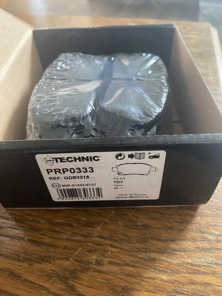 Sada brzdových destiček Toyota Yaris 1999