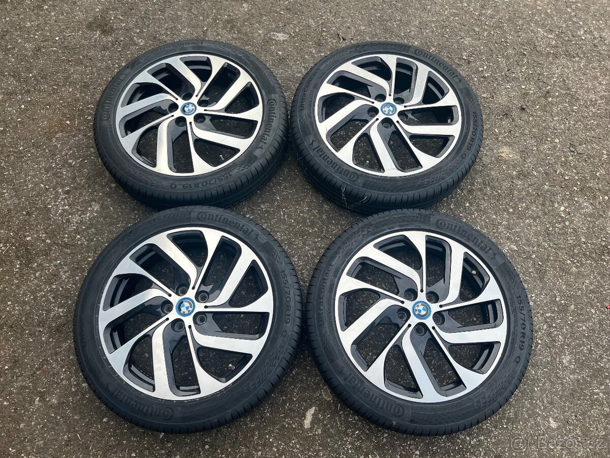 BMW i3 letni sada - nove pneu EV Conti 155/70/19